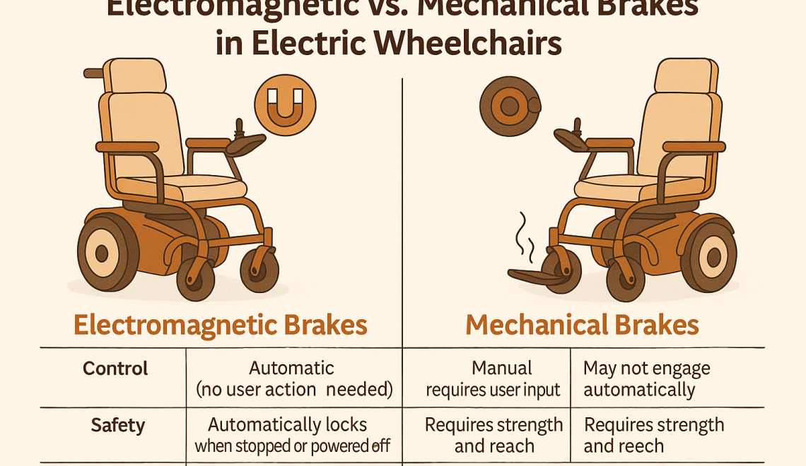 Electromagnetic Vs. Mechanical Brakes In Electric Wheelchairs What’s The Difference